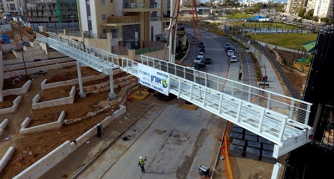 שני גשרים חדשים מוקמים בבאר שבע, בעלות של 16 מיליון שקלים