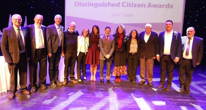 נערך טקס יקירי העיר לשנת 2017