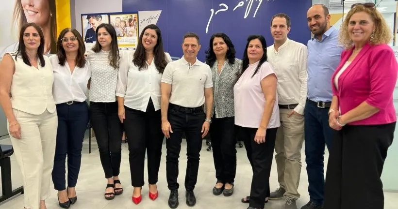 Данилович посетил новое отделение международного банка в районе Рамот в Беэр-Шеве.