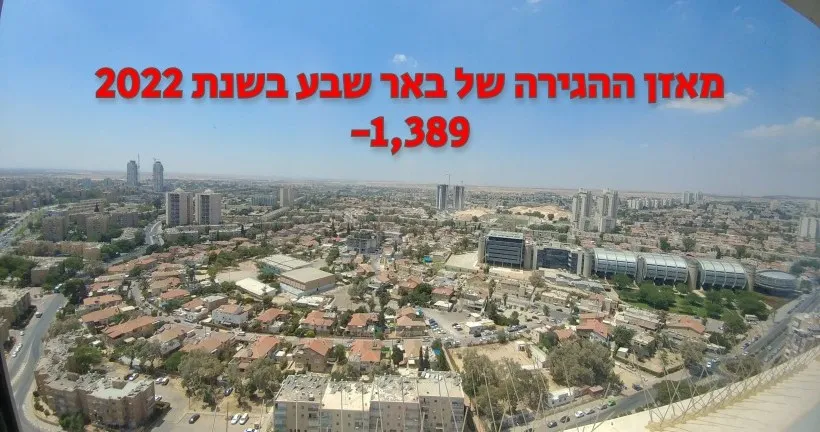 מדיניות הממשלה גורמת לתושבים לעזוב את באר שבע