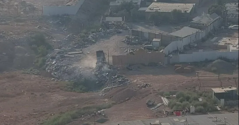 Обнаружили дроны: в двух минутах от Беэр-Шевы сделали пиратскую свалку 