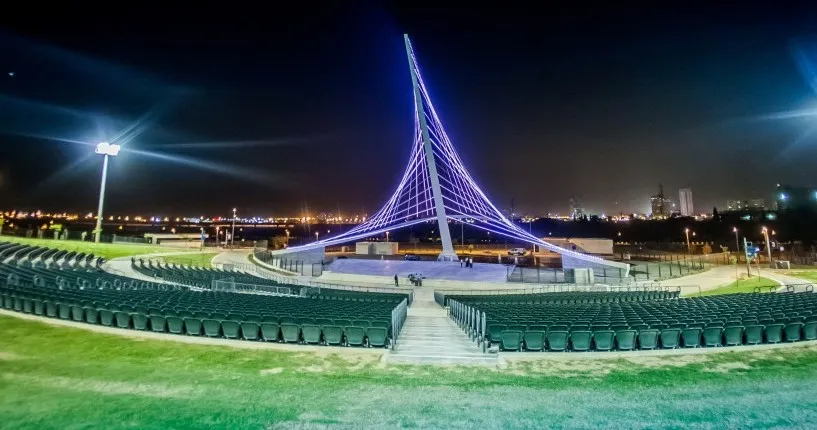 7,800 לדים הוחלפו - ותאורת האמפי פארק חוזרת להאיר את באר שבע