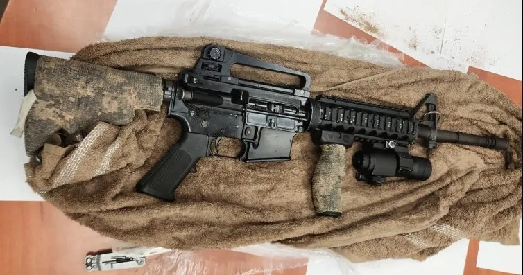 החביא את הנשק במטע זיתים (תיעוד)