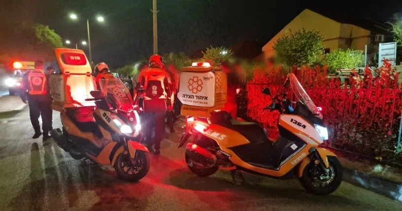 צעיר נפצע בתאונת קטנוע 