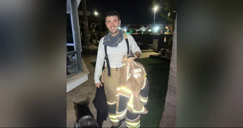 התושיה של לוחם האש הצילה חיים בדימונה