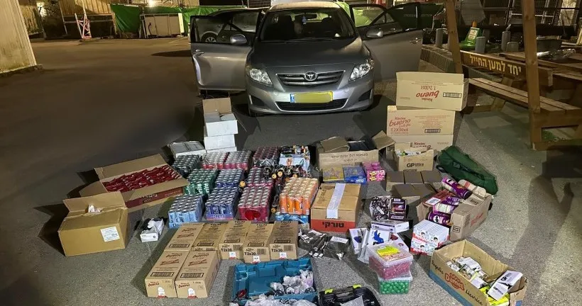 מג''ב עצר כנופיית גנבי רכב מהפזורה (תיעוד)