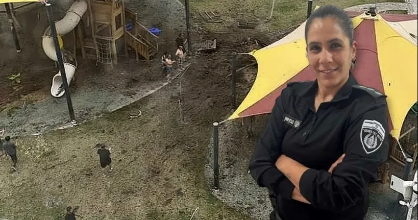 ''רצתי לוודא שלא נותרו ילדים בגן המשחקים  - ואז אירע פיצוץ''