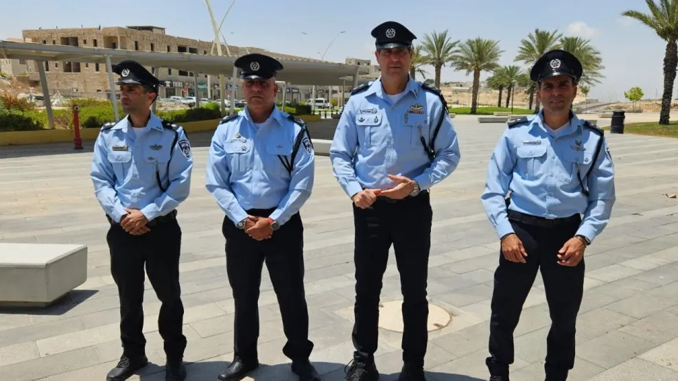 מפקד המחוז: ''רהט מסמלת את השותפות הערבית- יהודית מתוך כבוד הדדי, סולידריות ושכנות טובה''