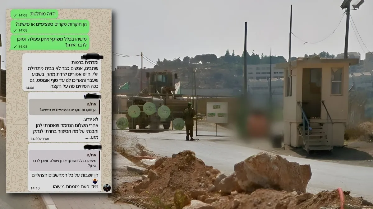 חוקרי מצ''ח פשטו על בסיס בדרום הר חברון. קריאה ברשתות: ''לא לשתף פעולה עם החוקרים''