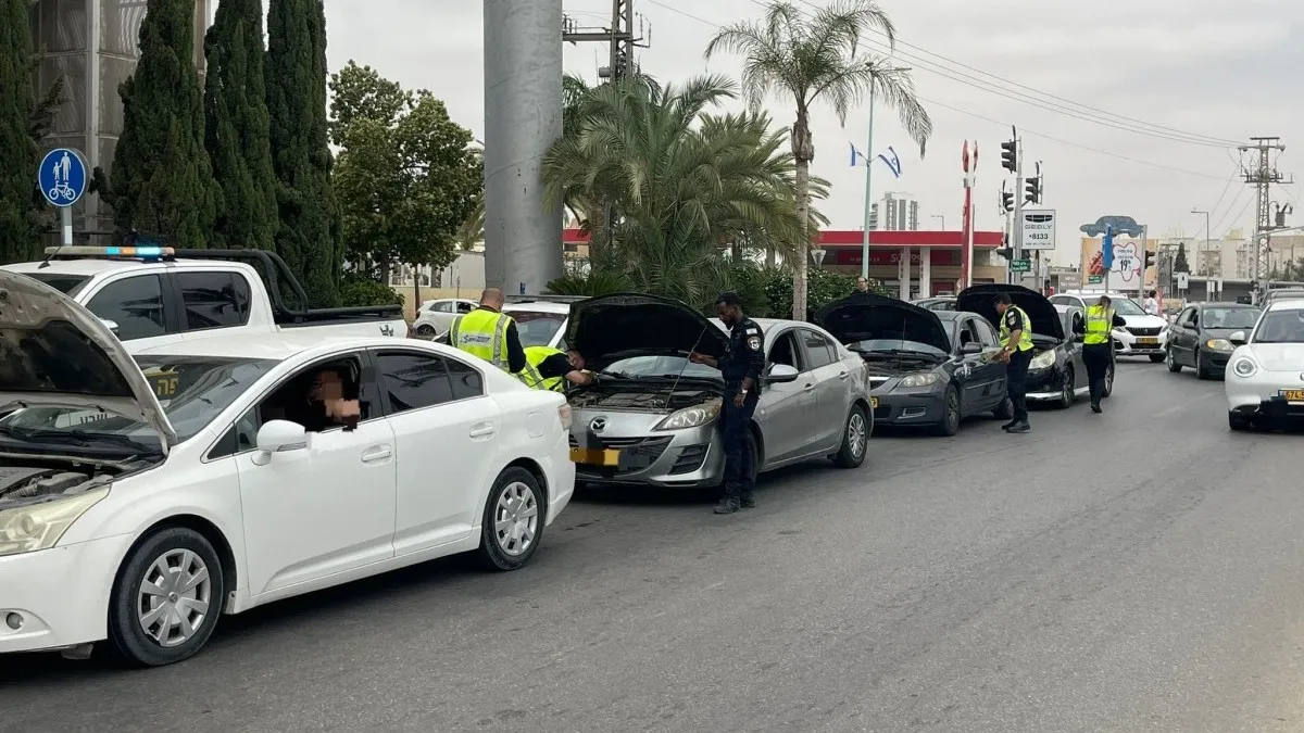 אכיפה מוגברת בבאר שבע: המשטרה במאבק עיקש נגד עברייני התנועה