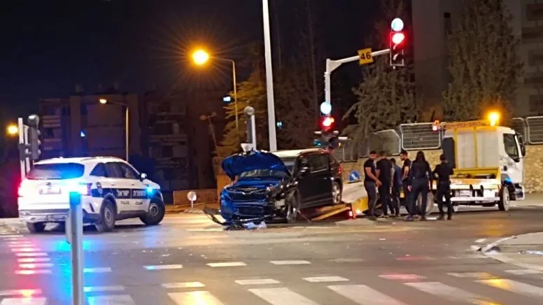 תאונה קשה בשכונה ה' בבאר שבע: 3 פצועים הובהלו לסורוקה