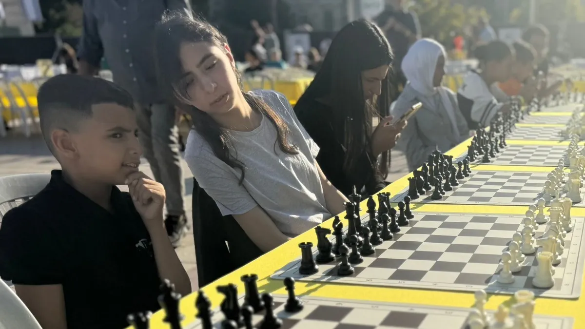 שחמטאי רהט שברו שיא עולמי באירוע למען החטופים