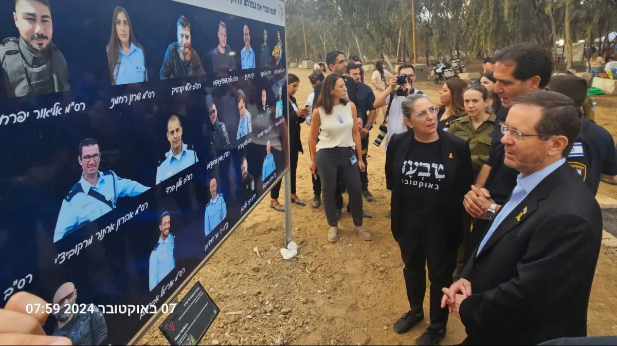 משטרת ישראל וצה''ל פרוסים בגזרת עוטף עזה לאבטח את אירועי הזיכרון