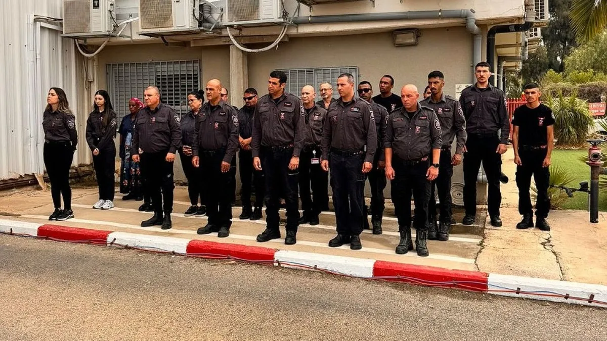 תחנת כיבוי האש בבאר שבע התייחדה עם זכרם של נרצחי השבעה באוקטובר