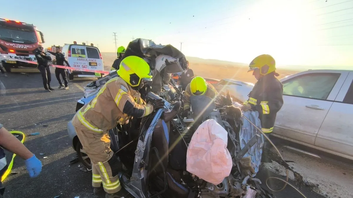 צעירה כבת 20 נהרגה בתאונת דרכים קשה בכביש 40 סמוך לצומת משאבים
