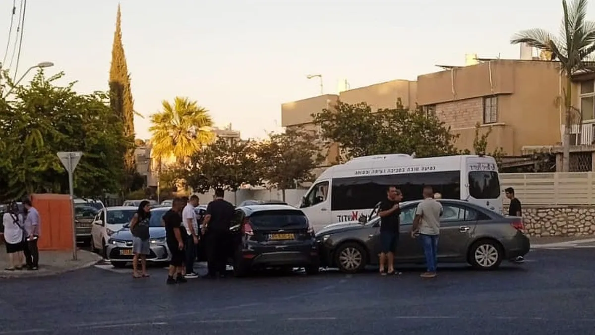 תאונה נוספת באיזור הרחובות המסוכנים בבאר שבע: ‘’מכת תאונות בלתי נגמרת''