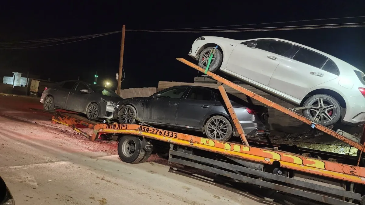 מכה לעברייני הדרום: רשות המסים מכאיבה להם בכיס ומחרימה רכבי יוקרה