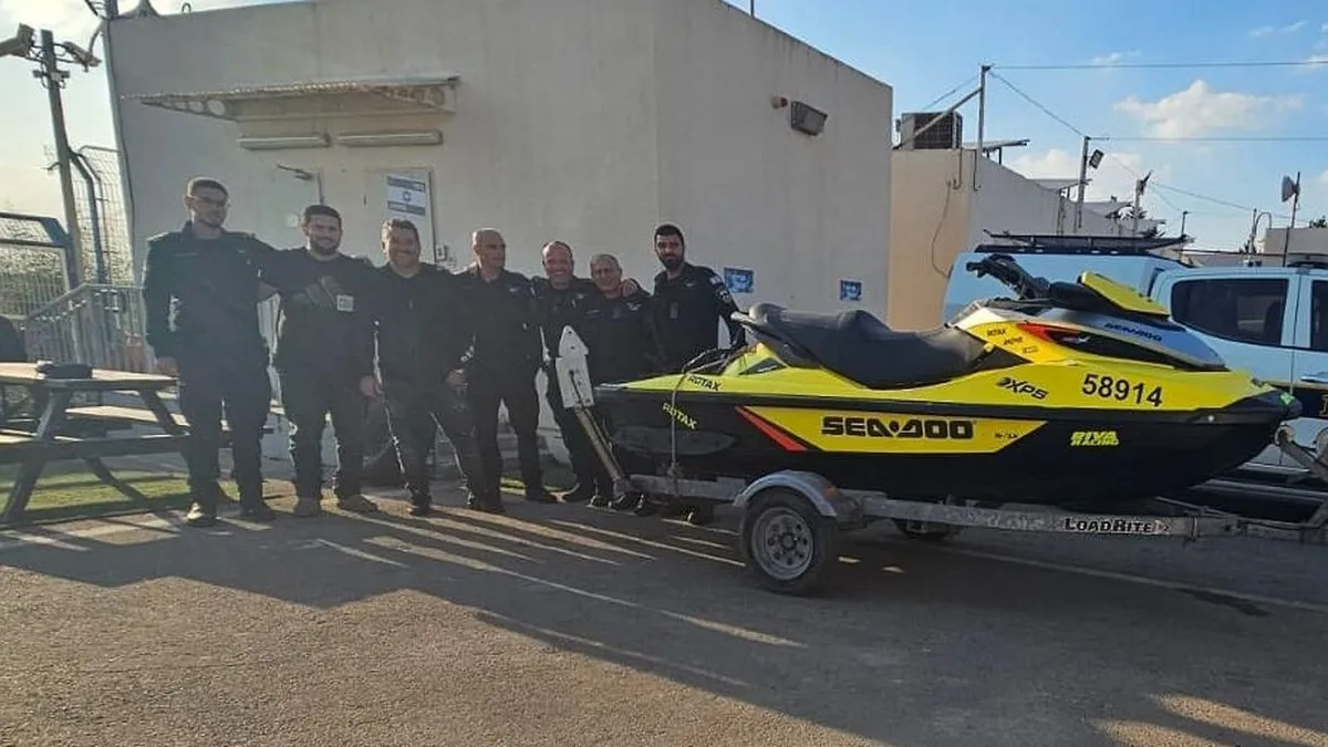 משטרת תחנת העיירות השיבה אופנוע ים גנוב לבעליו: ''אני יודע שאפשר לסמוך על המשטרה''