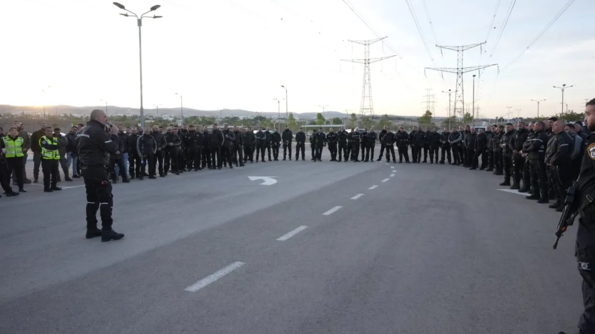 מבצע אכיפה נרחב נגד עברייני תנועה בדרום, נוכחות מסיבית של כוחות משטרה בשטח