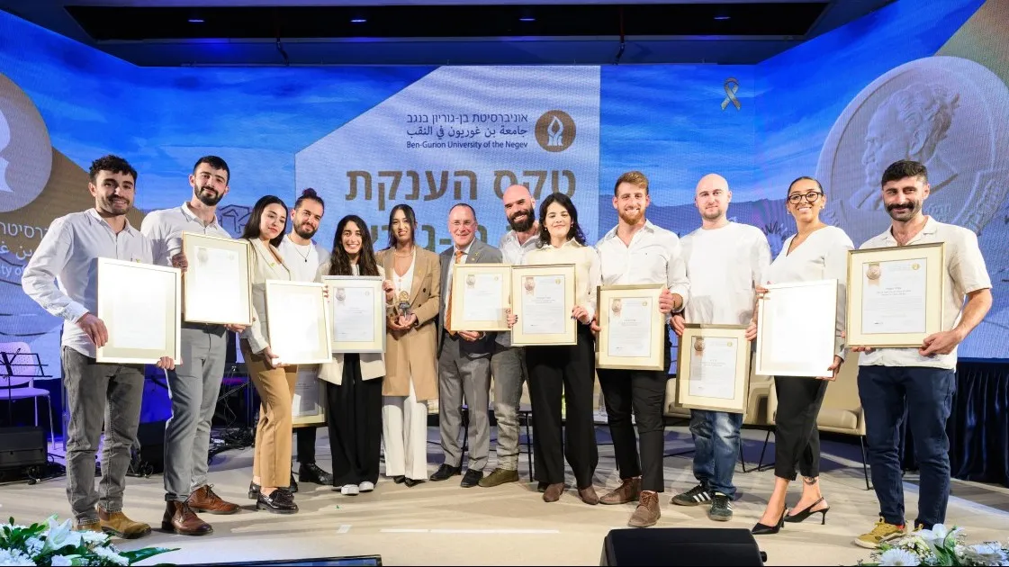 אות בן-גוריון הוענק לנועה ארגמני ולחבריה שהובילו לשחרורה מהשבי