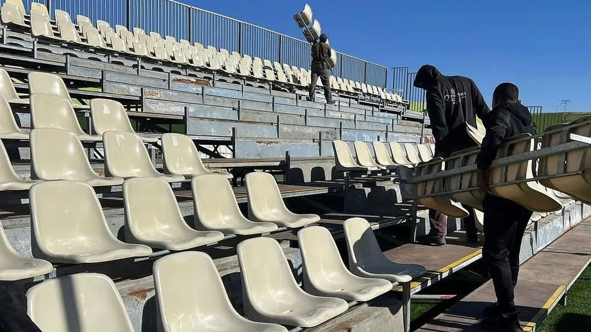 מוכנים לגביע: דימונה מתחדשת ביציע זמני לקראת המפגש מול הפועל באר שבע