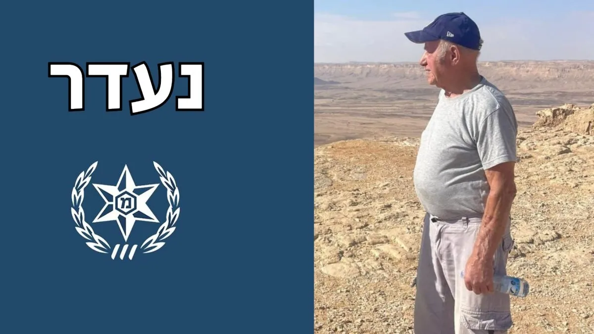חשש לחייו של מטייל בן 82: סריקות נרחבות במכתש רמון