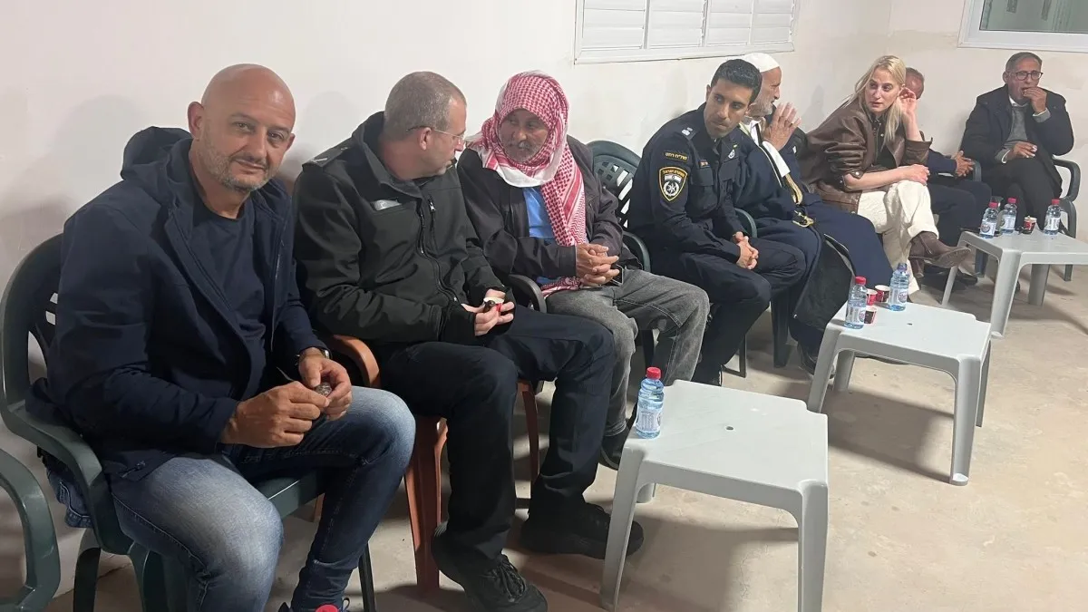 מפקד מרחב הנגב ניחם את משפחת אל זיאדנה: ''שומרים על אחדות ושותפות גורל''