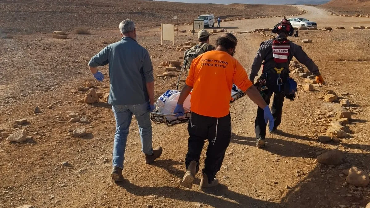 סוף טראגי במכתש רמון: יעקב לומנץ אותר ללא רוח חיים לאחר שישה ימי חיפושים (תיעוד)