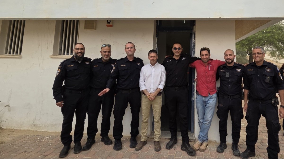 התחנה שתתמודד עם בעיות הביטחון ומכת ההברחות: נחנכה משטרת ניצנה