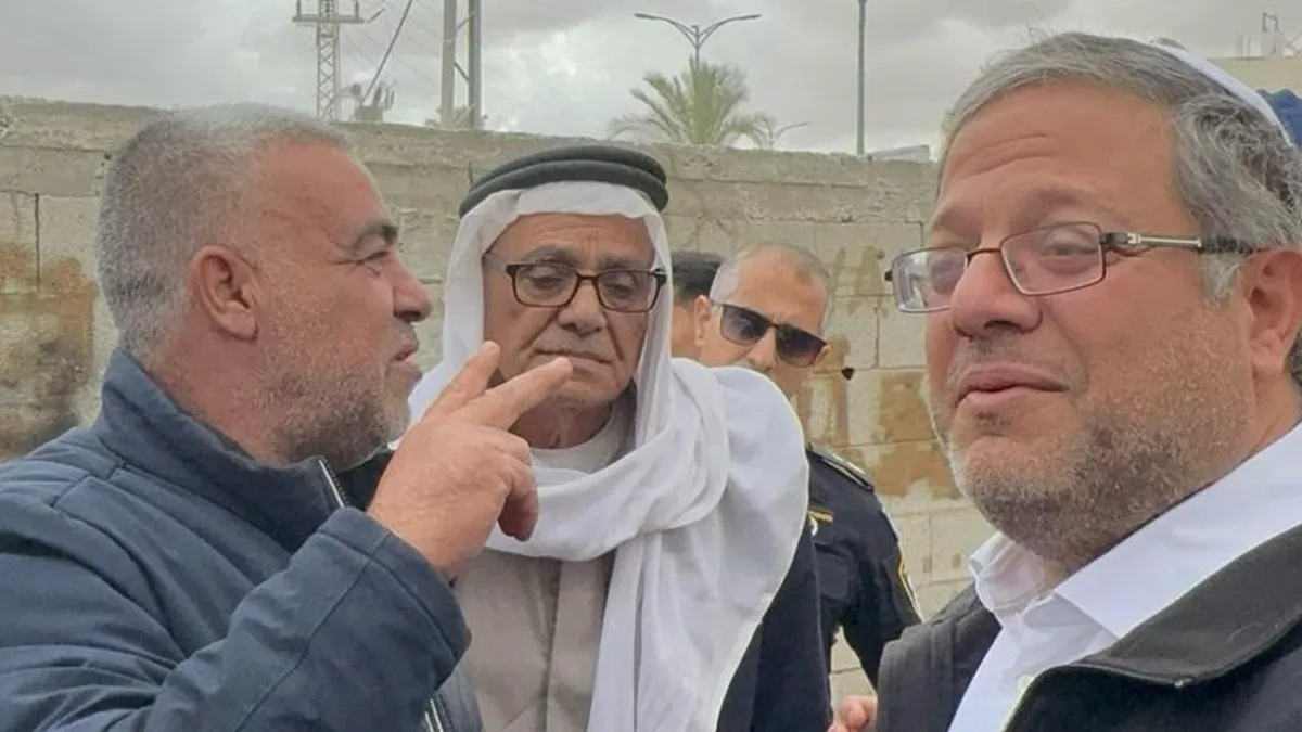 השר בן גביר הגיע לתחנת ערוער: ''אירוע חמור – קצין שפעל בנחישות ראוי לקידום מיידי''