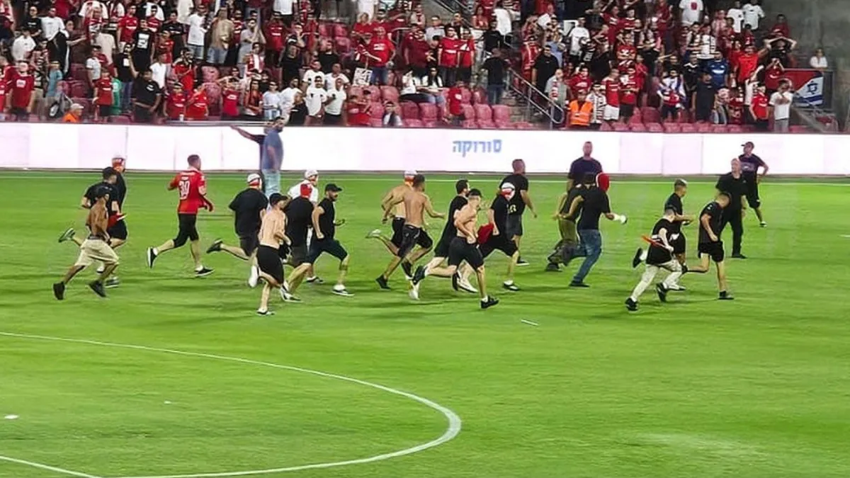 שחקני הפועל באר שבע באימון – במועדון לא מרוצים מהחלטת בית הדין לדחות את בקשתם למשחק חוזר מול בני סכנין.