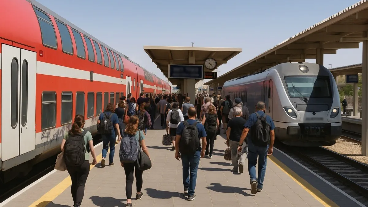 Хорошие новости для пассажиров поездов в Беэр-Шеве: возобновление полноценного движения по вечерам и пятницам – и увеличение частоты