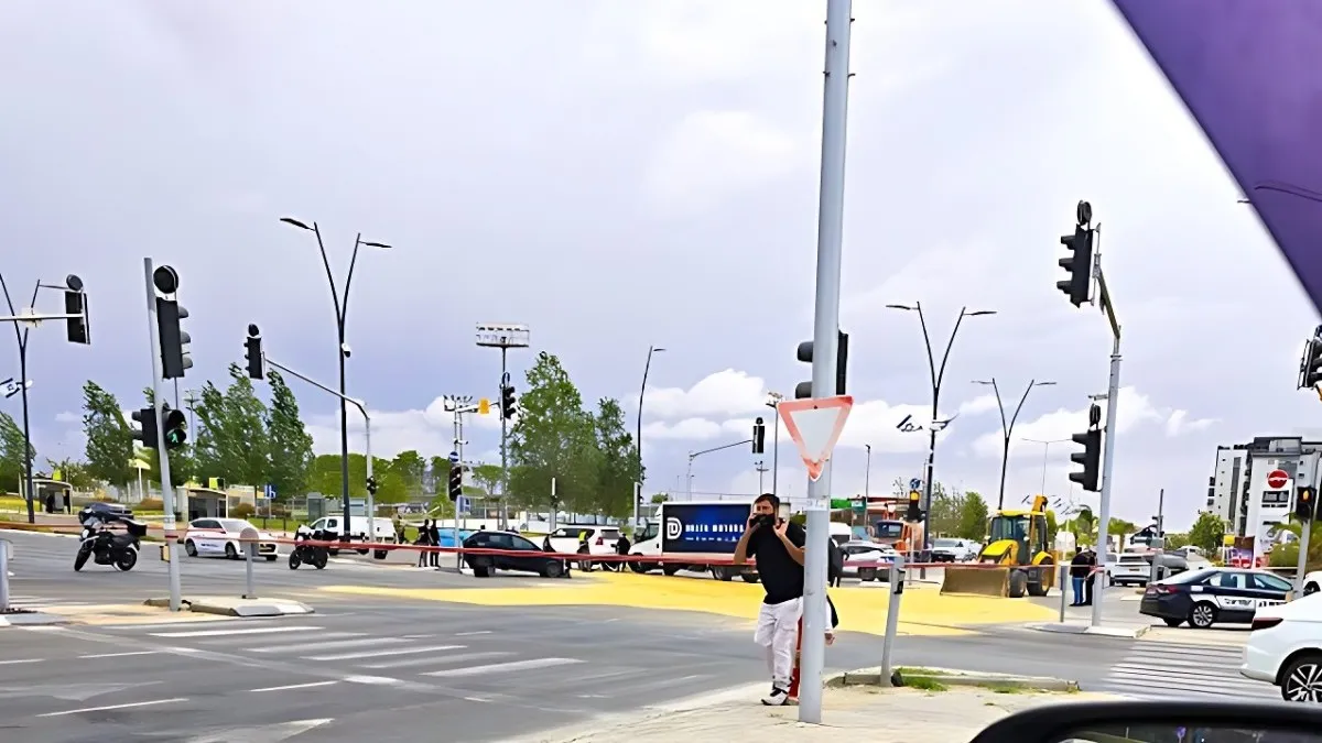 תאונת שרשרת בצומת העמוס בבאר שבע: חלק משדרות טוביהו נסגר לתנועה