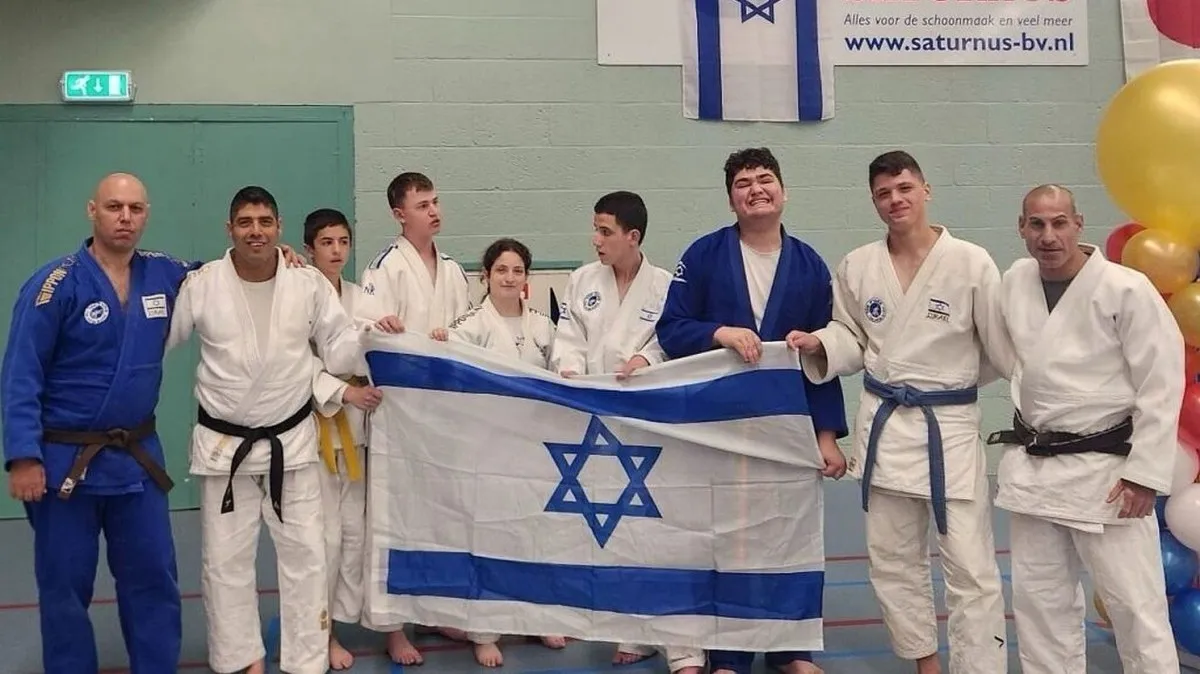 הישג מרגש בג'ודו: 11 מדליות למשלחת הישראלית של ספורטאים עם צרכים מיוחדים