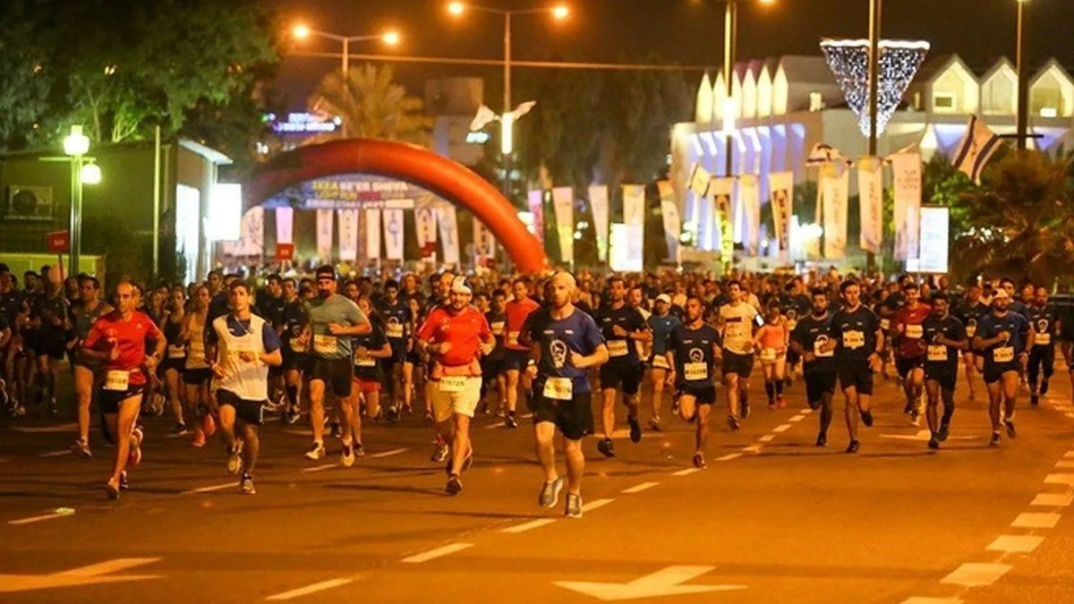 Внимание: масштабные изменения в организации дорожного движения из-за ночного забега Light Run в Беэр-Шеве