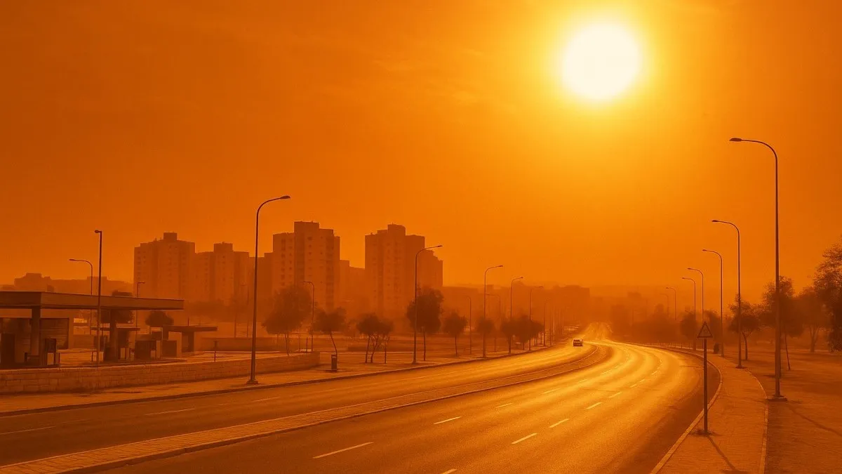 מזג האוויר השתגע  - והמשרד להגנת הסביבה יוצא באזהרה חמורה לתושבי הדרום