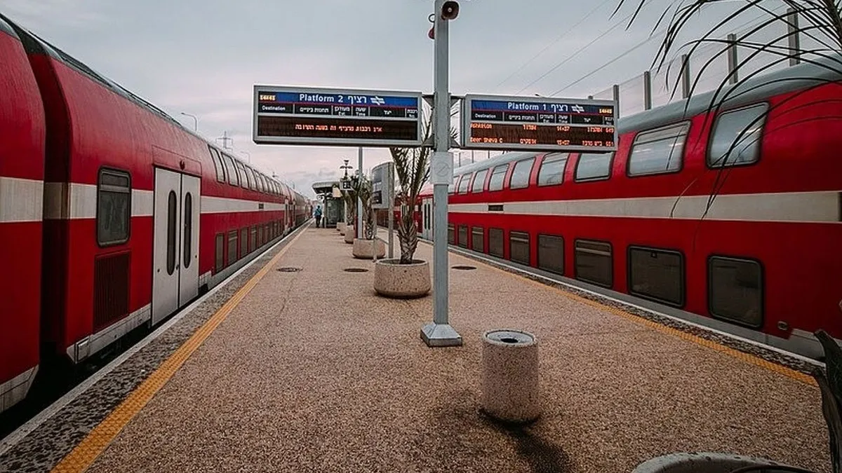 רכבת ישראל מודיעה: ביום שישי הקרוב - הנסיעה מבאר שבע לנהריה תחולק לשני מקטעים עם היסעים