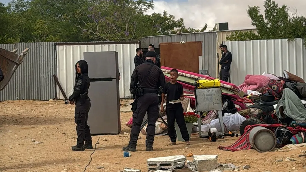 מחאת הענק הבדואית מגיעה לבאר שבע: מאות נותרו ללא קורת גג, בתי אלף תושבים נוספים ייהרסו בשבוע הבא