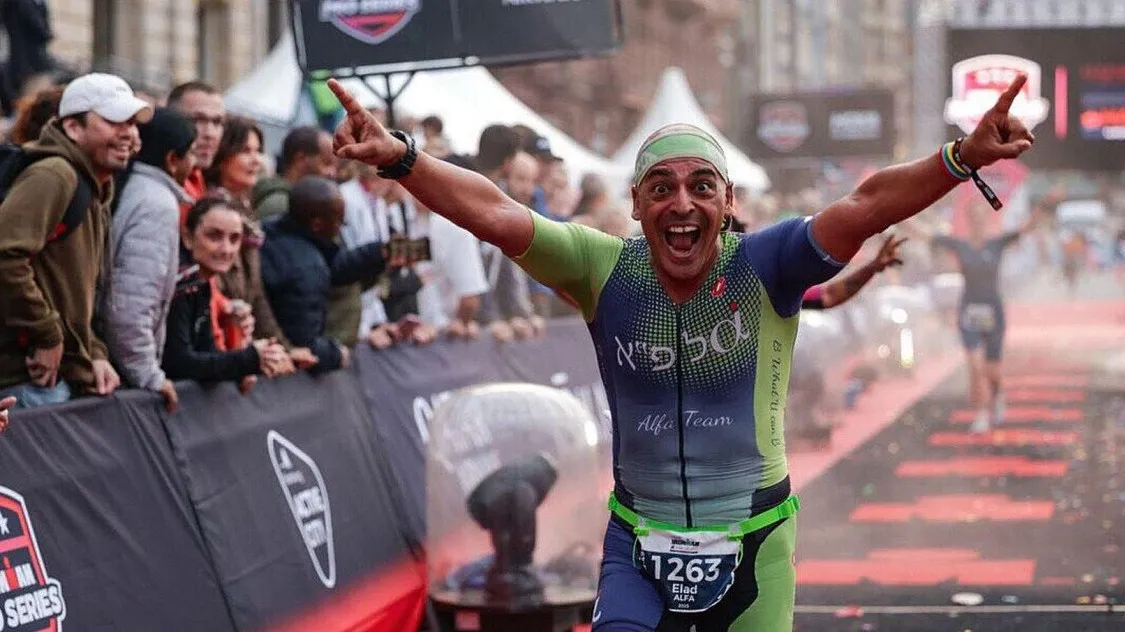 מנכ''ל ארגון הקבלנים בנגב הוא גם ''איש ברזל'' - בפעם הרביעית