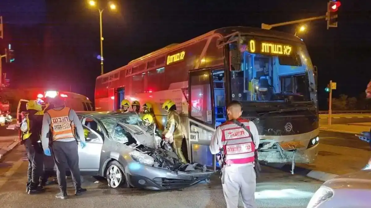 באר שבע: עלייה מדאיגה בתאונות דרכים במעורבות אוטובוסים