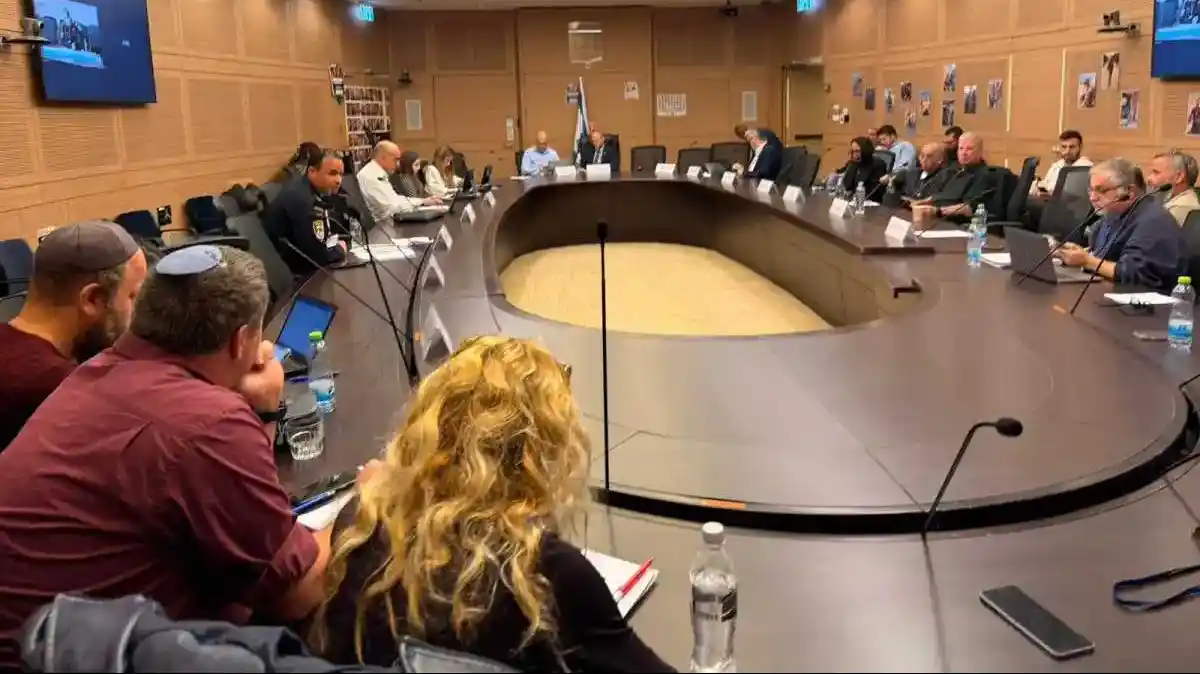 דיון חירום בוועדה לחיזוק ופיתוח הנגב והגליל על מצב הביטחון בדרום