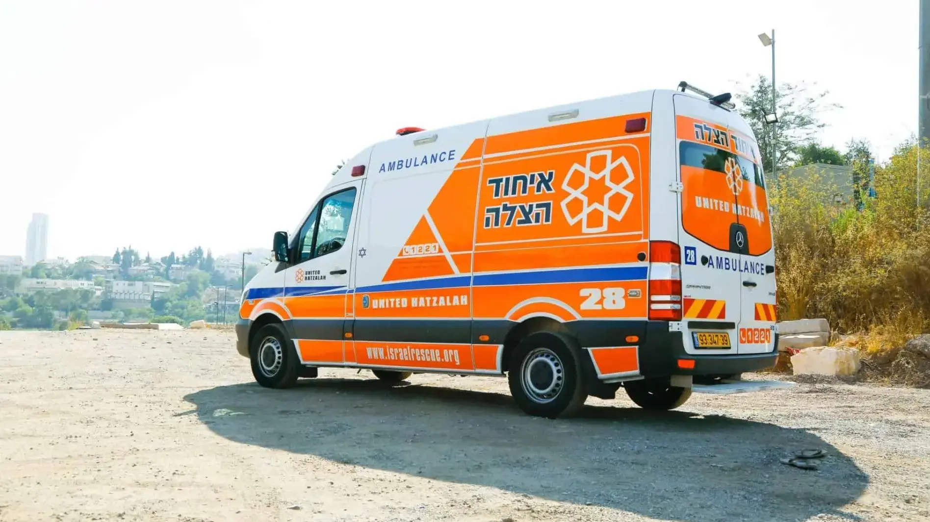 פצוע בינוני בתאונת דרכים בפארק התעשייה בעומר