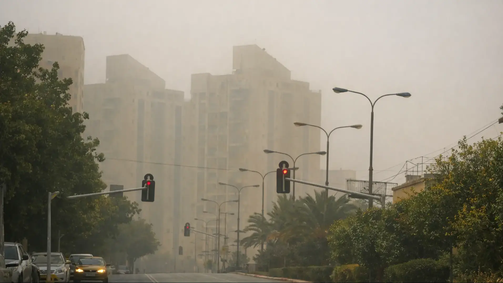 אזהרת זיהום אוויר: ריכוזים גבוהים של חלקיקים נשימים במרכז, בנגב ובהמשך גם בצפון