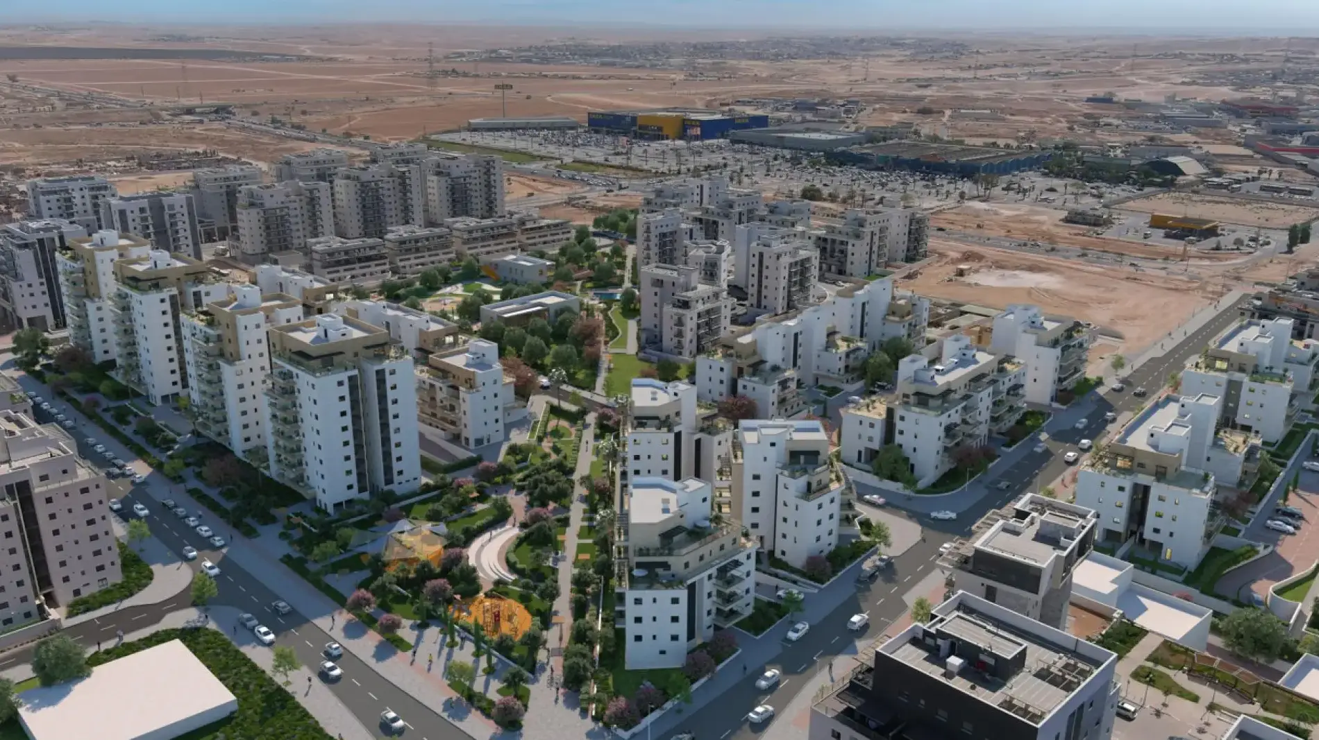 בנייני מגורים חדשים בדרום ישראל הכוללים דירות עם ממ''ד על רקע ביקוש גובר למיגון ביתי.