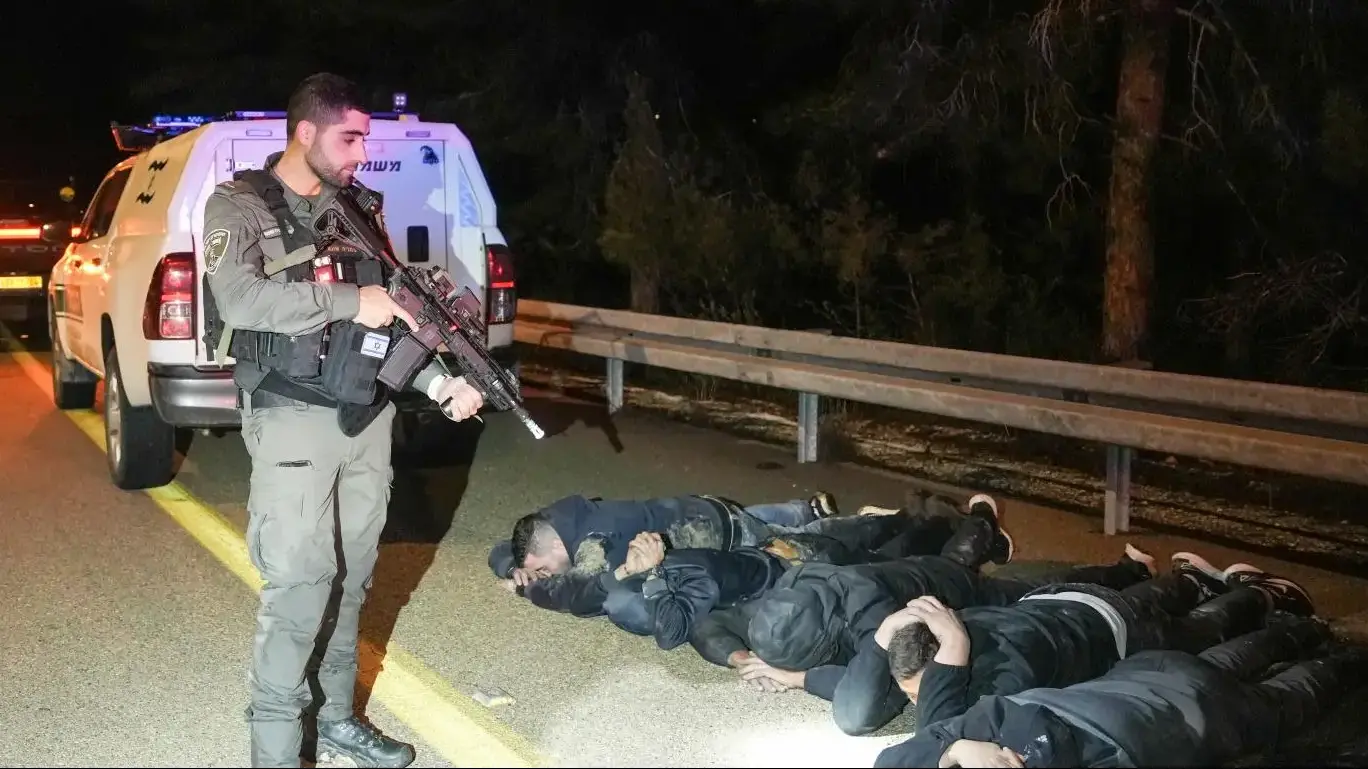 פלסטינים חדרו לדרום דרך תעלת ניקוז, נתפסו יחד עם המבריח ממזרח ירושלים (תיעוד)