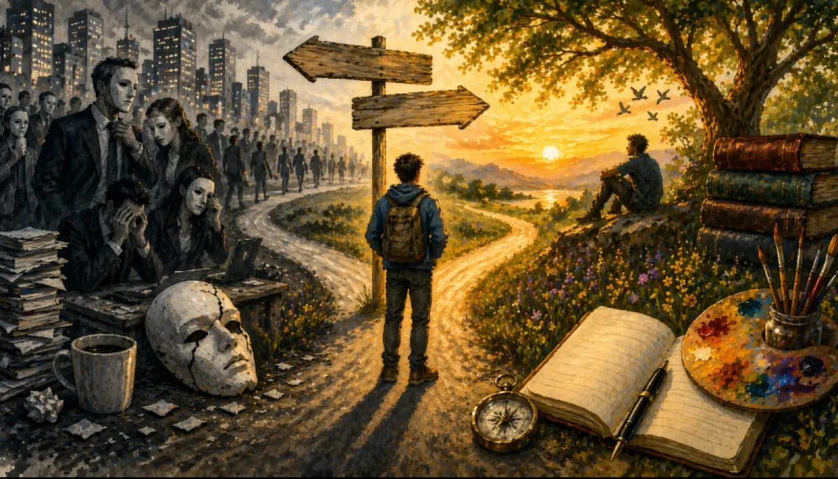 המרדף לשלמות גובה מחיר - ורק מי שמעז להיות הוא עצמו באמת מנצח