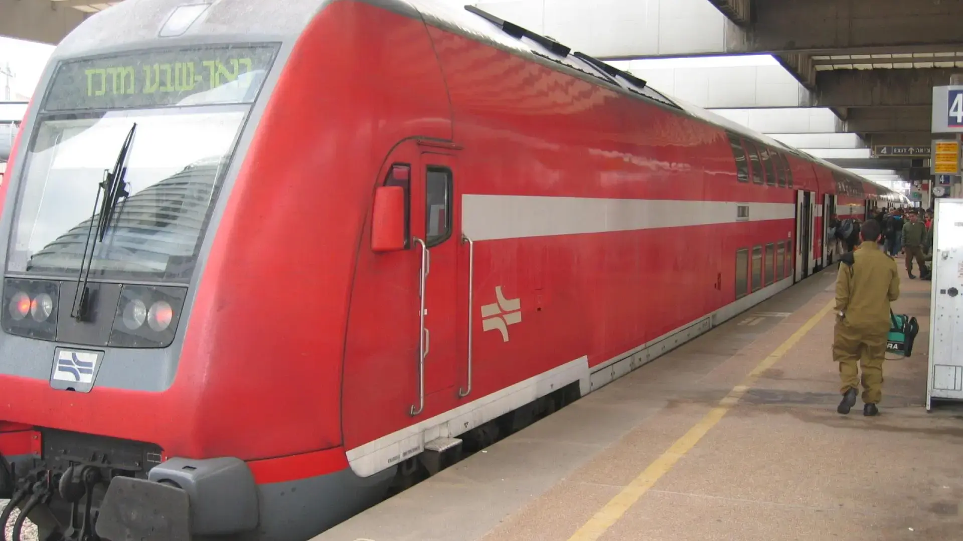 רכבת ישראל בתחנת באר שבע - שינויים זמניים בתנועת הרכבות בעקבות עבודות תשתית באזור הנגב