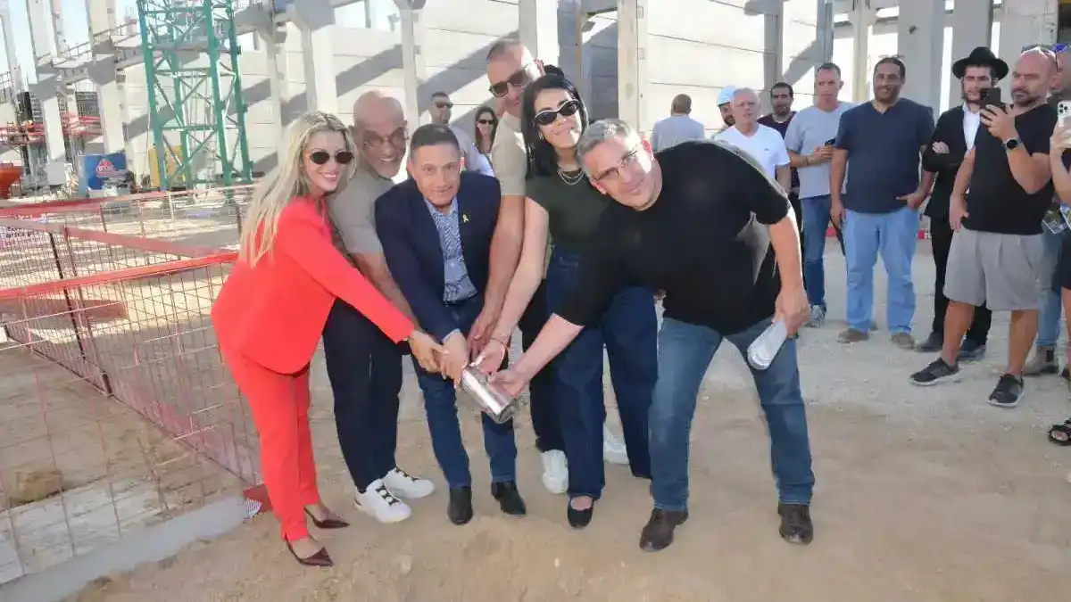 הונחה אבן פינה לפרויקט YUKA PARK באר שבע