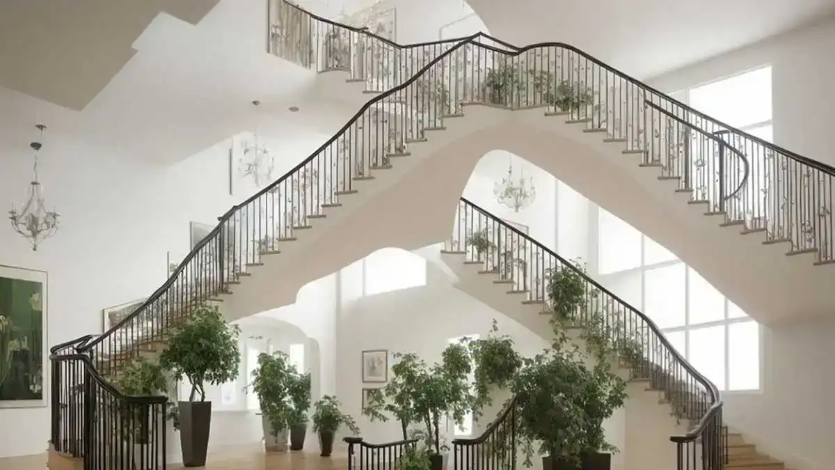  מעקה ברזל פשוט,מעקים למדרגות