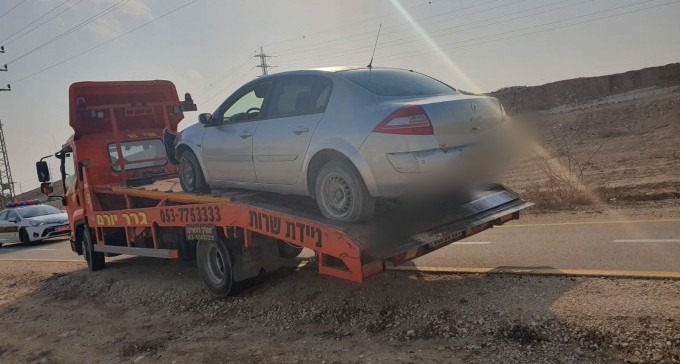 שב''ח נטש את בתו בת ה-3 ברכב ליד נאות חובב - ונמלט